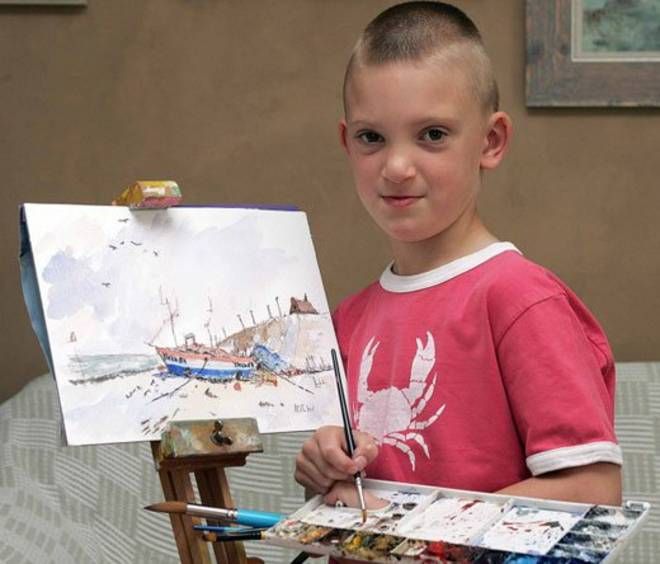 A 11 anni ricava due milioni e mezzo di euro dalla vendita dei suoi dipinti