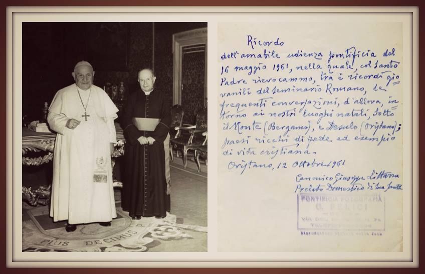 Così Desulo ricorda l'amicizia tra Papa Giovanni e il Canonico Littarru