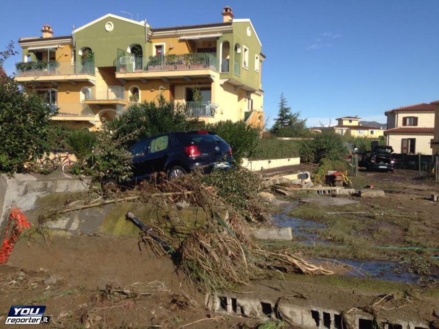 Alluvione in Sardegna. Olbia. Scatta il sequestro per una palazzina troppo vicina a un canale