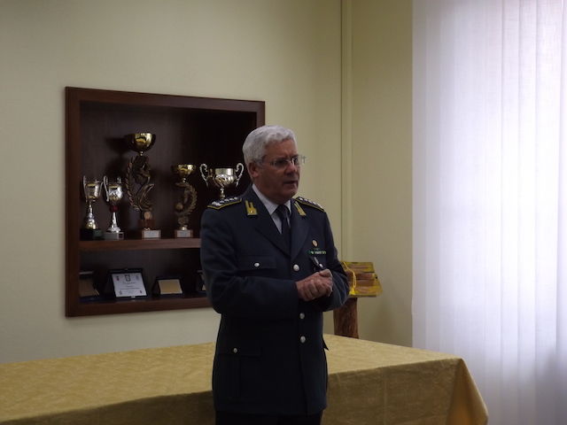 Guardia di Finanza. Visita in Sardegna del Generale di Corpo d'Armata Pasquale Debidda