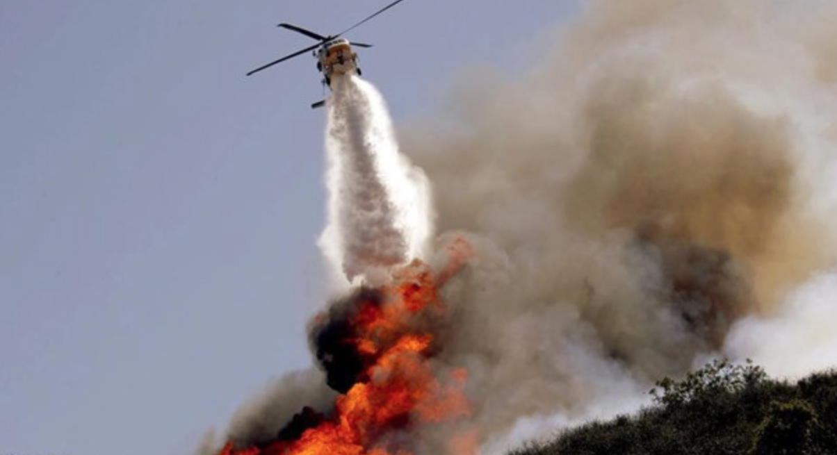 Incendi a Belvì, Macomer, Villaurbana e Burgos: spenti con mezzi aerei