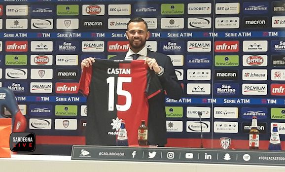 Calciomercato invernale, il primo acquisto del Cagliari Leandro Castan: 