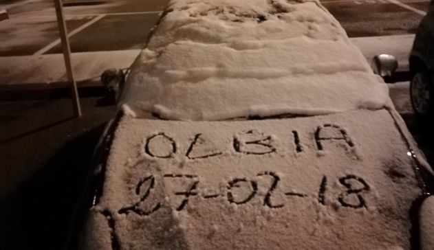 Nevicata in Gallura: ecco le foto e i video