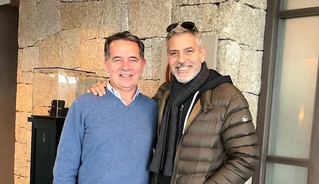 Nuova fiction tv: George Clooney a Olbia per un sopralluogo