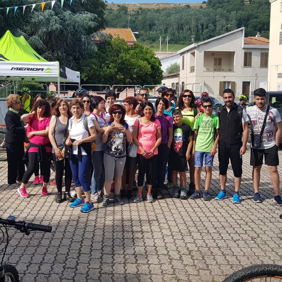 Successo per la prima escursione nella Valle dei Nuraghi in mountain bike