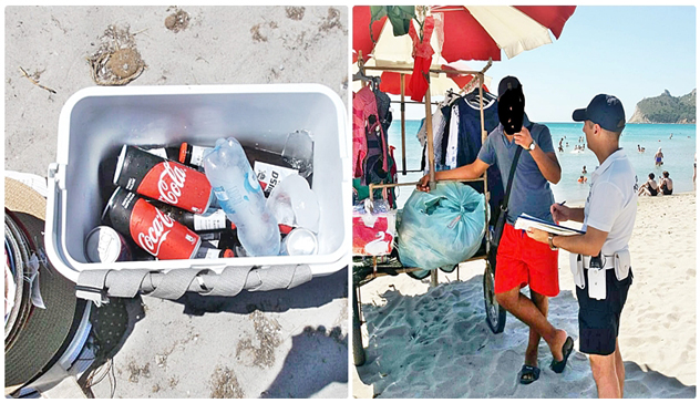  Abusivi nel mirino dei vigili urbani: maxi multe ai venditori di bibite in spiaggia
