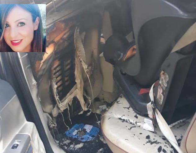 Atto intimidatorio a Cagliari: a fuoco l'auto dell'imprenditrice Clara Pili