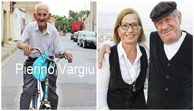 Tziu Giuliu e il traguardo dei 105 anni. Il nonnino-ciclista icona storica del paese