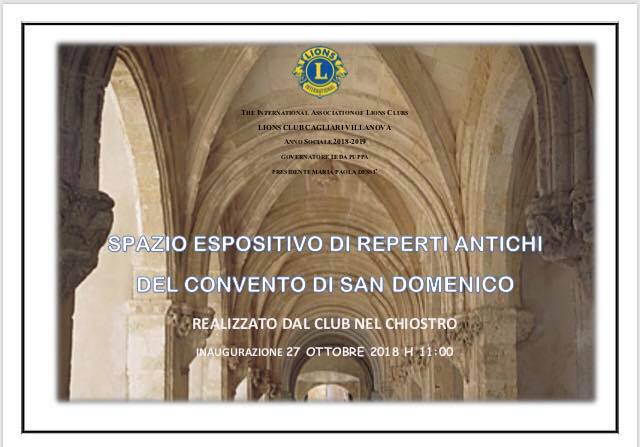 Inaugurazione Spazio Espositivo di reperti antichi al Convento di San Domenico