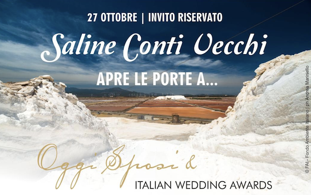 Oggi Sposi & Italian Wedding Awards: sabato il primo e unico Gran Gala del wedding in Sardegna
