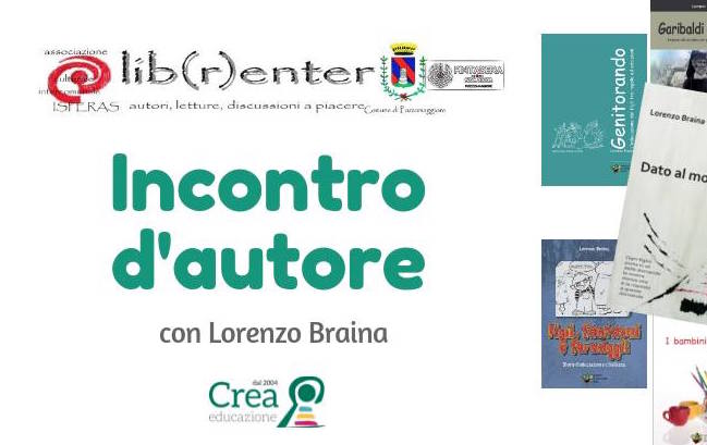 In biblioteca “Incontro d’autore” con Lorenzo Braina
