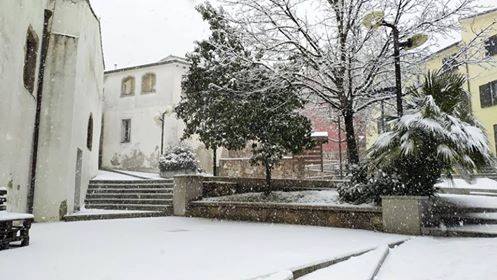 Neve in Sardegna. Domani scuole chiuse a Sorgono