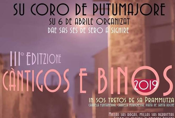 “Cantigos e Binos”: sabato 6 aprile la terza edizione