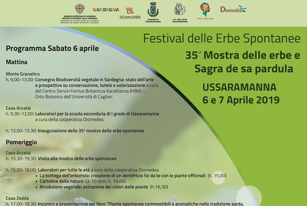 La biodiversità vegetale in Sardegna apre il festival delle erbe spontanee