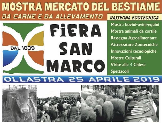 A Ollastra appuntamento con una delle Fiere più antiche della Sardegna: Mostra mercato del bestiame da carne e da allevamento