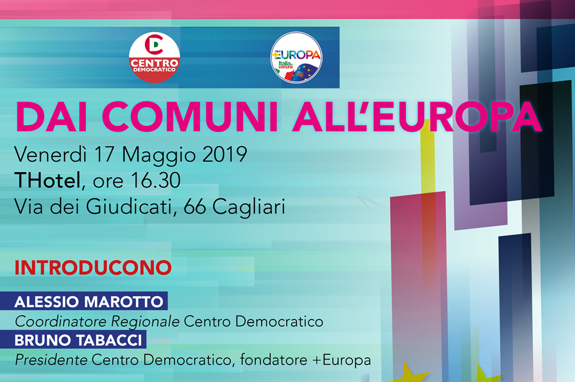 “Dai comuni all’Europa”: il Centro Democratico Sardegna apre la campagna elettorale