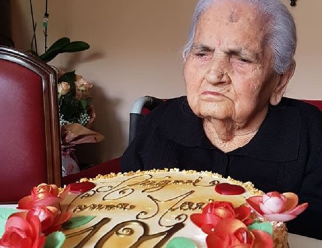 A Gonnosfanadiga la festa per i 101 anni di nonna Maria