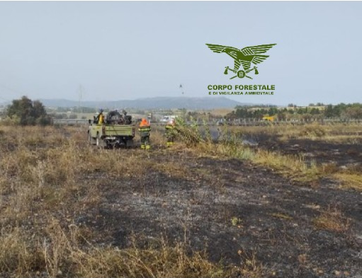 Incendi a Codrongianos, Villaperuccio, Cagliari e Ollolai: in azione i mezzi aerei della Forestale