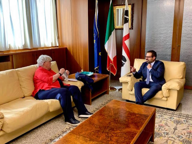 Michele Pais incontra il Rettore dell’Università di Cagliari Maria del Zompo