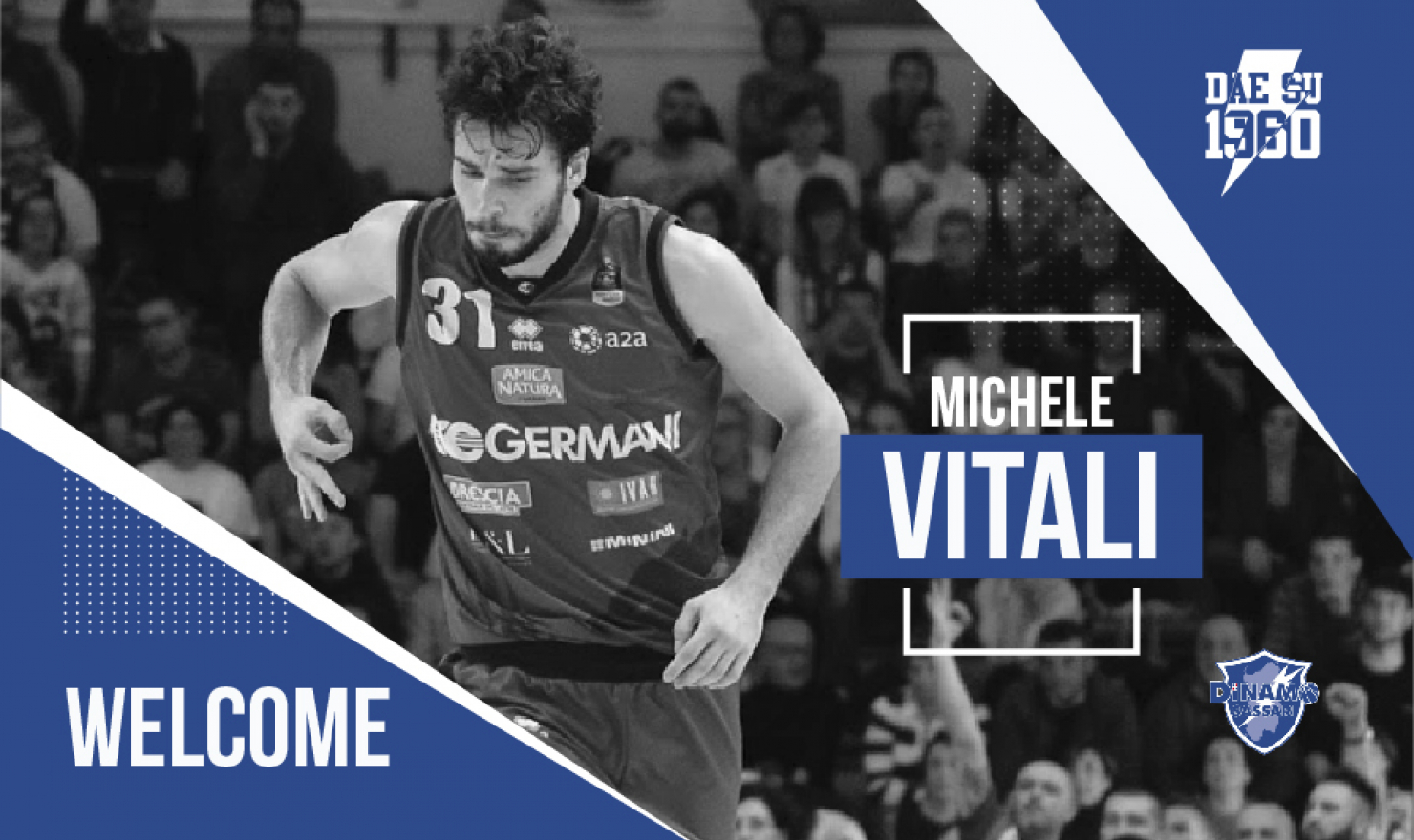 Dinamo: ufficiale l’arrivo di Michele Vitali
