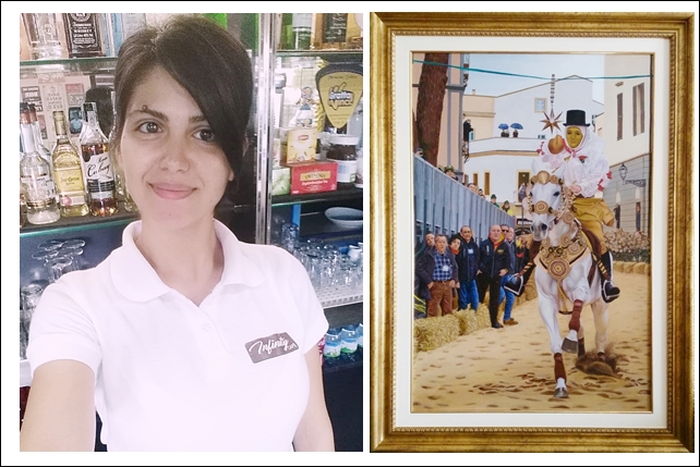 Claudia Campullu, la barista-pittrice e il suo sogno nel cassetto: “Continuare a dipingere la mia amata Sardegna a colori”