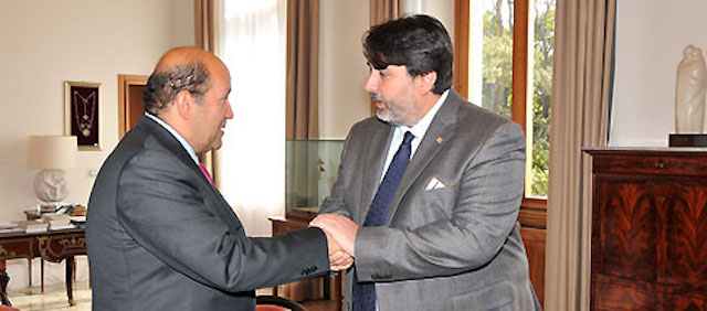 Solinas incontra l’ambasciatore egiziano in Italia