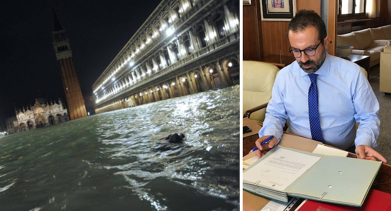 Il messaggio di solidarietà della Sardegna per Venezia. Il presidente Pais: “Vi siamo vicini in questo momento di grande emergenza”