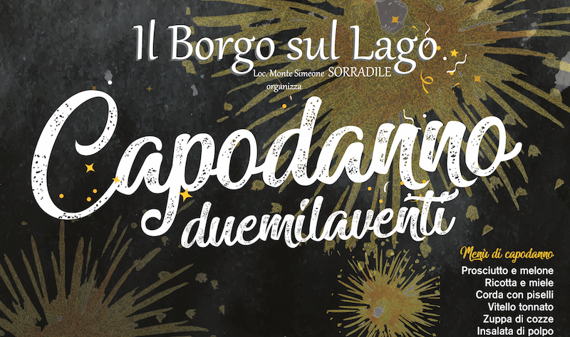 Prenota il tuo cenone di Capodanno al Borgo sul Lago, una finestra esclusiva sul lago Omodeo