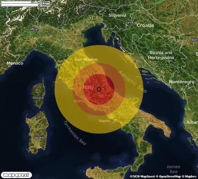 La terra torna a tremare: poco fa scossa di terremoto a L’Aquila