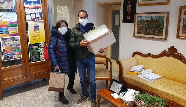 Inizia la distribuzione delle mascherine a Villanova Monteleone