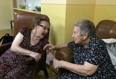 Samassi. Sono amiche d’infanzia e hanno entrambe 106 anni 