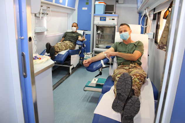 L’Esercito in prima linea: donazione di sangue alla caserma Villasanta