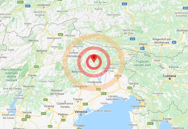 Terremoto: scossa di magnitudo 4.2 al confine tra Friuli Venezia Giulia e Slovenia