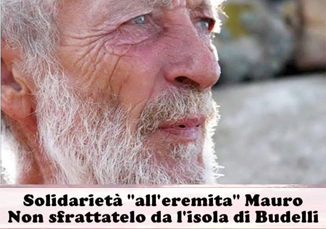 Solidarietà all’eremita – custode di Budelli Mauro Morandi, la petizione on line al ministro Costa: “Non sfrattatelo”