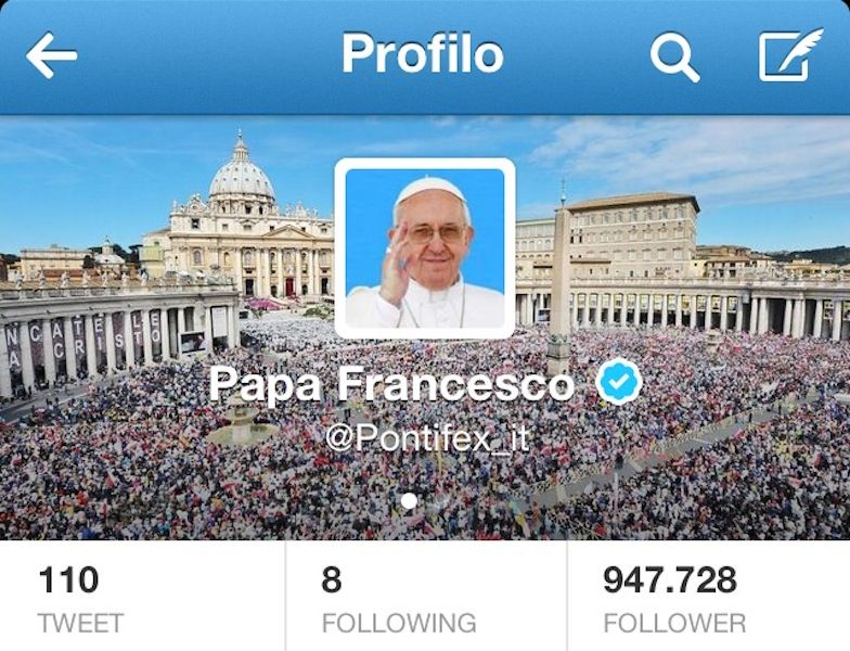 Papa Francesco su Twitter: “Una settimana a Rio indimenticabile! Grazie a tutti. Pregate per me”