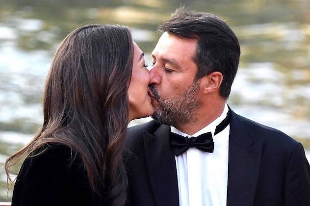 Matteo Salvini in love a Venezia