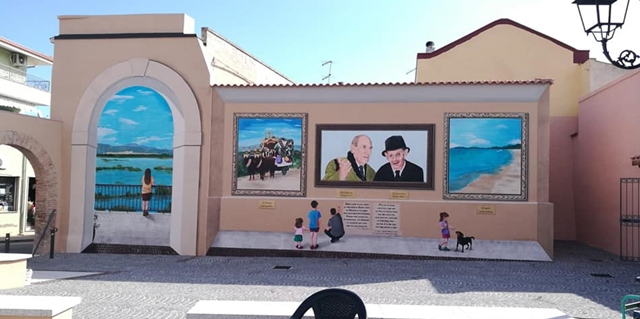 Agnes Zimmermann e Luca Cocco, ecco il loro nuovo murale a Capoterra