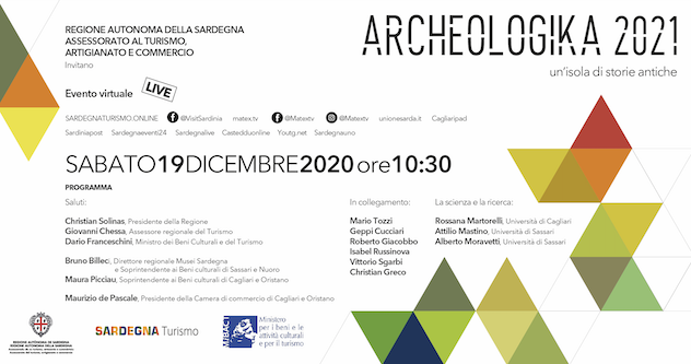 ARCHEOLOGIKA 2021: Un’Isola di storie antiche. In diretta su Sardegna Live
