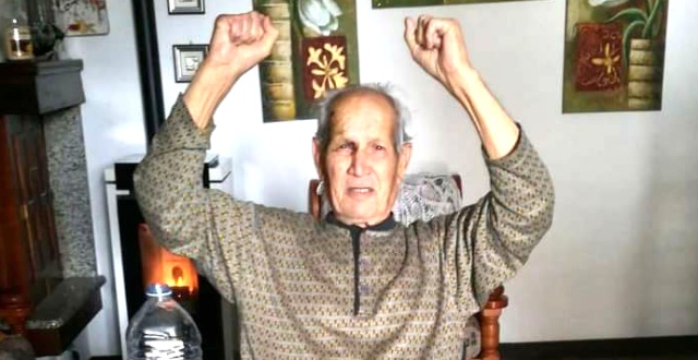 Antioco Cirronis, 87 anni, nonno felice: vince tante 'battaglie' e anche il Covid