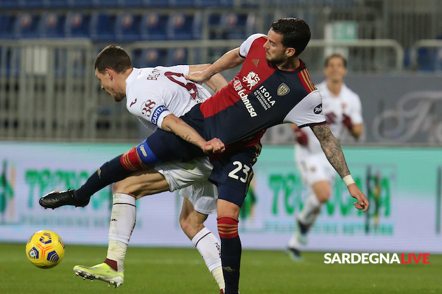 Cagliari-Torino 0-1, Bremer affossa Di Francesco 