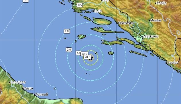 Terremoto in Mar Adriatico, altre 15 scosse in poche ore