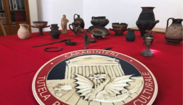 Più di mille reperti archeologici sequestrati in Sardegna nel 2020