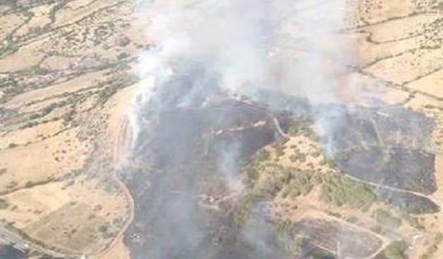 Incendi a Seneghe e Bonarcado, mezzi aerei per domare le fiamme