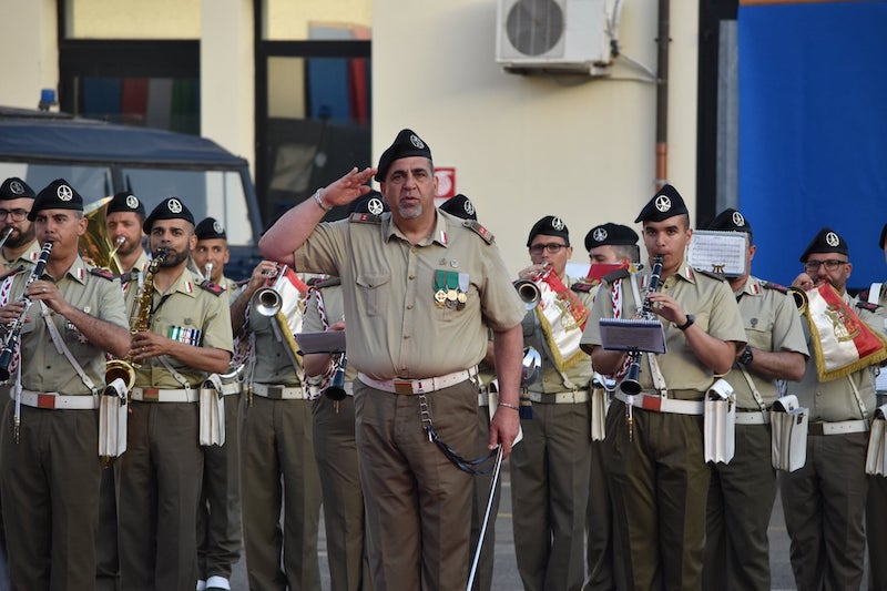 Banda della Brigata Sassari: dopo 32 anni il luogotenente Andrea Atzeni va in pensione