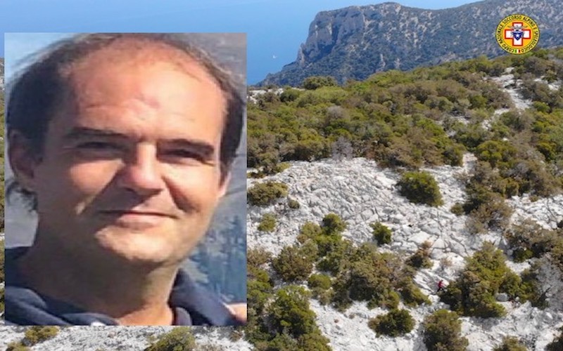 Cadavere ritrovato lungo il sentiero di Cala Mariolu: si tratterebbe di Claudio Aresu