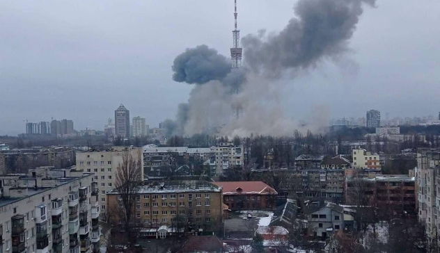 Ucraina: colpita la torre della Tv di Kiev