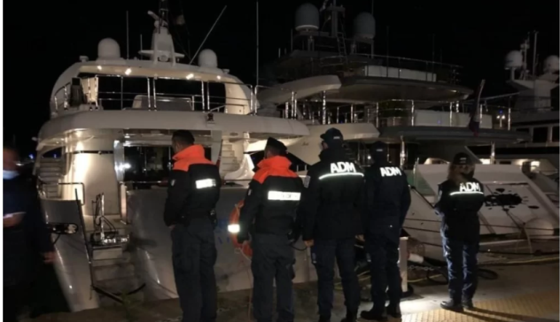 Sequestrato uno yacht russo al porto di Imperia