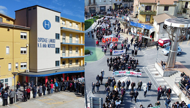 Sanità: 2500 manifestanti a Lanusei per diritto alle cure