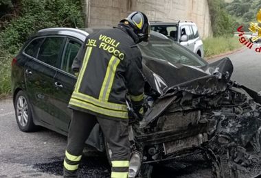 Incidente stradale lungo la Ottana-Sarule, tre persone coinvolte