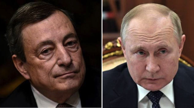 Telefonata Putin-Draghi: “Fornitura ininterrotta di gas all’Italia”